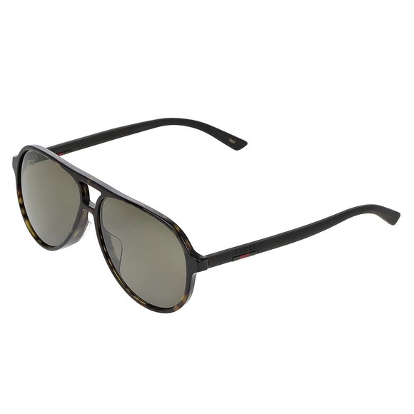 Gucci Pilot Sunglasses Havana Black - Picture 1 of 5